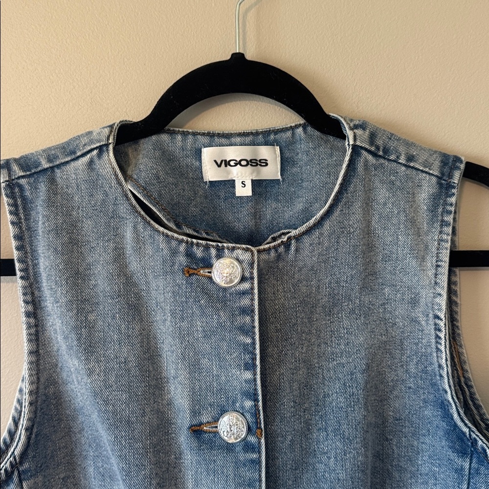 Vigoss Denim Vest - Picture 2 of 5